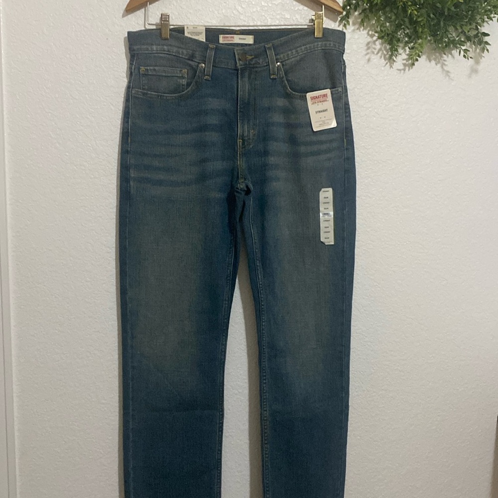 Levi Strauss Signature Straight Jeans 32 x 34